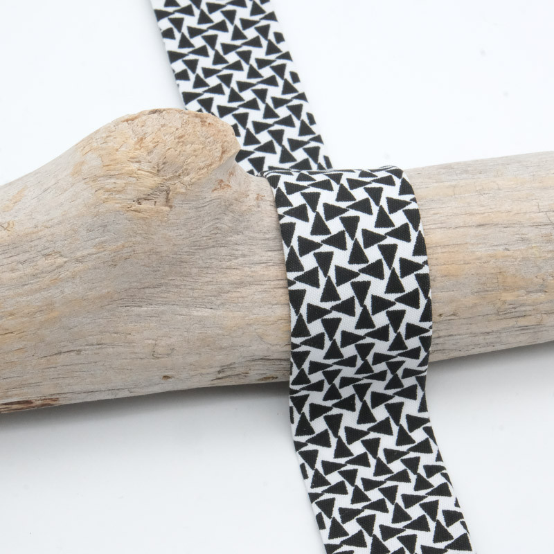 30mm Geometric Triangle Bias Tape - Maison Klem